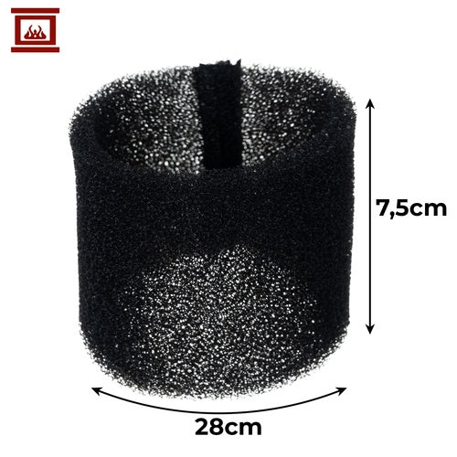 Vacuum Cleaner Sponge Filter, 28x7.5 cm, Polyurethane