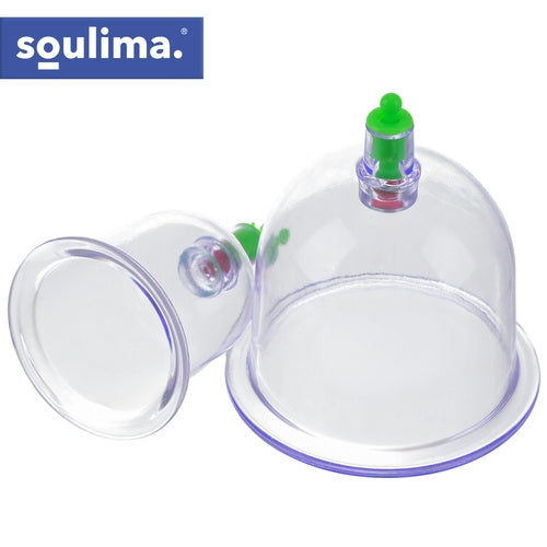 Vacuum Cupping Set, 12 Fireless Cups with Pump
