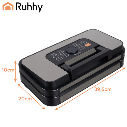 Vacuum Sealer 125W, Double Pump, Built-In Cutter, 95 kPa