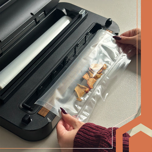 Vacuum Sealer 125W, Double Pump, Built-In Cutter, 95 kPa