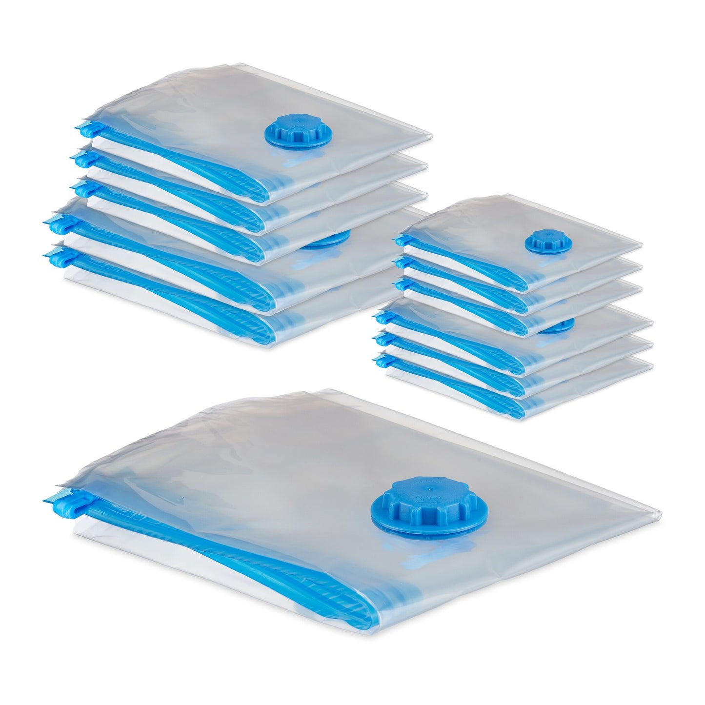 Vacuum Storage Bags, 12-Pack, 4 Sizes