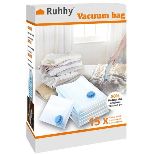 Vacuum bag set of 15 pieces. Ruhhy 22129