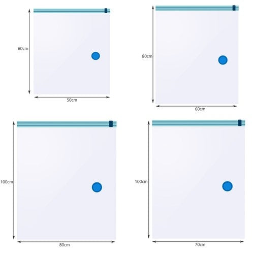 Vacuum bag - various sizes - set of 10