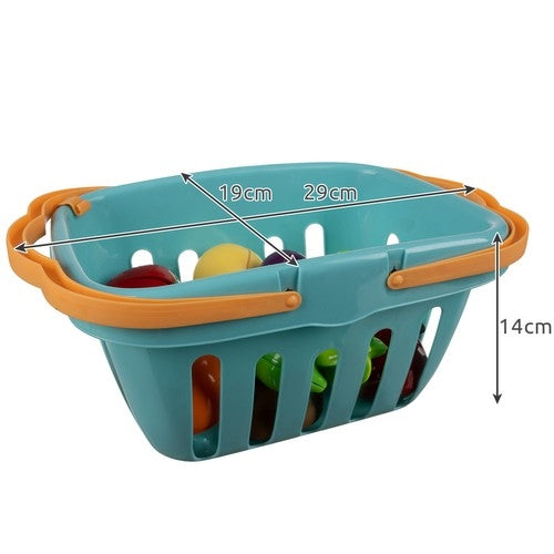 Vegetables and fruits for cutting with a basket 22877