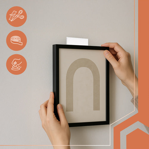 Velcro Self-Adhesive Tape, 5m x 5cm, White