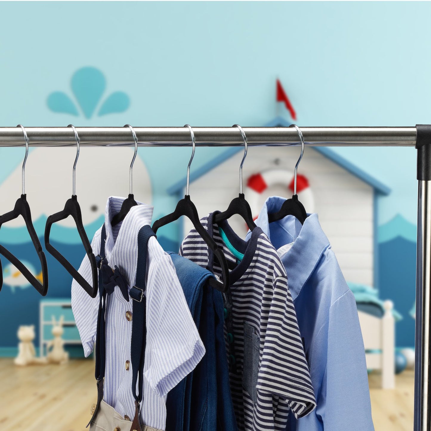 Velvet Coat Hangers for Kids