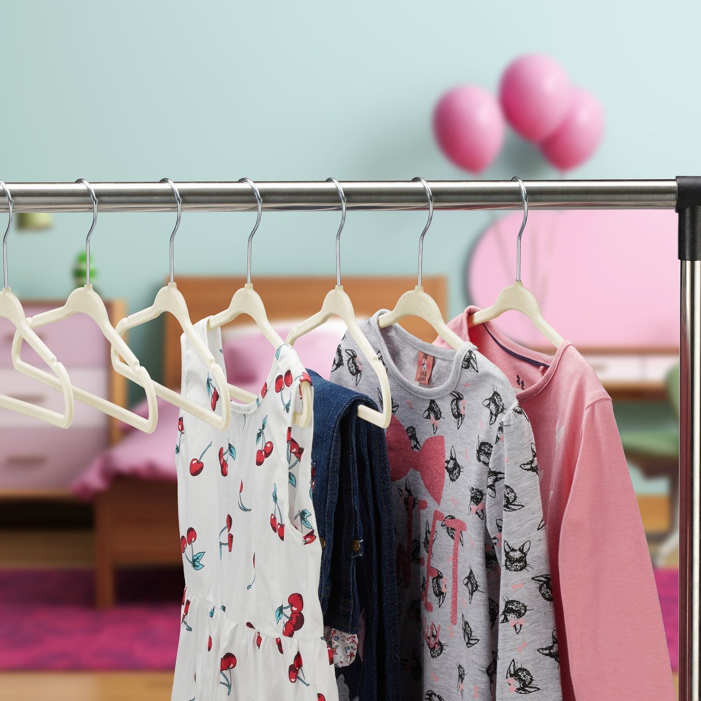 Velvet Coat Hangers for Kids