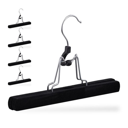 Velvet Trouser Hanger Set of 5