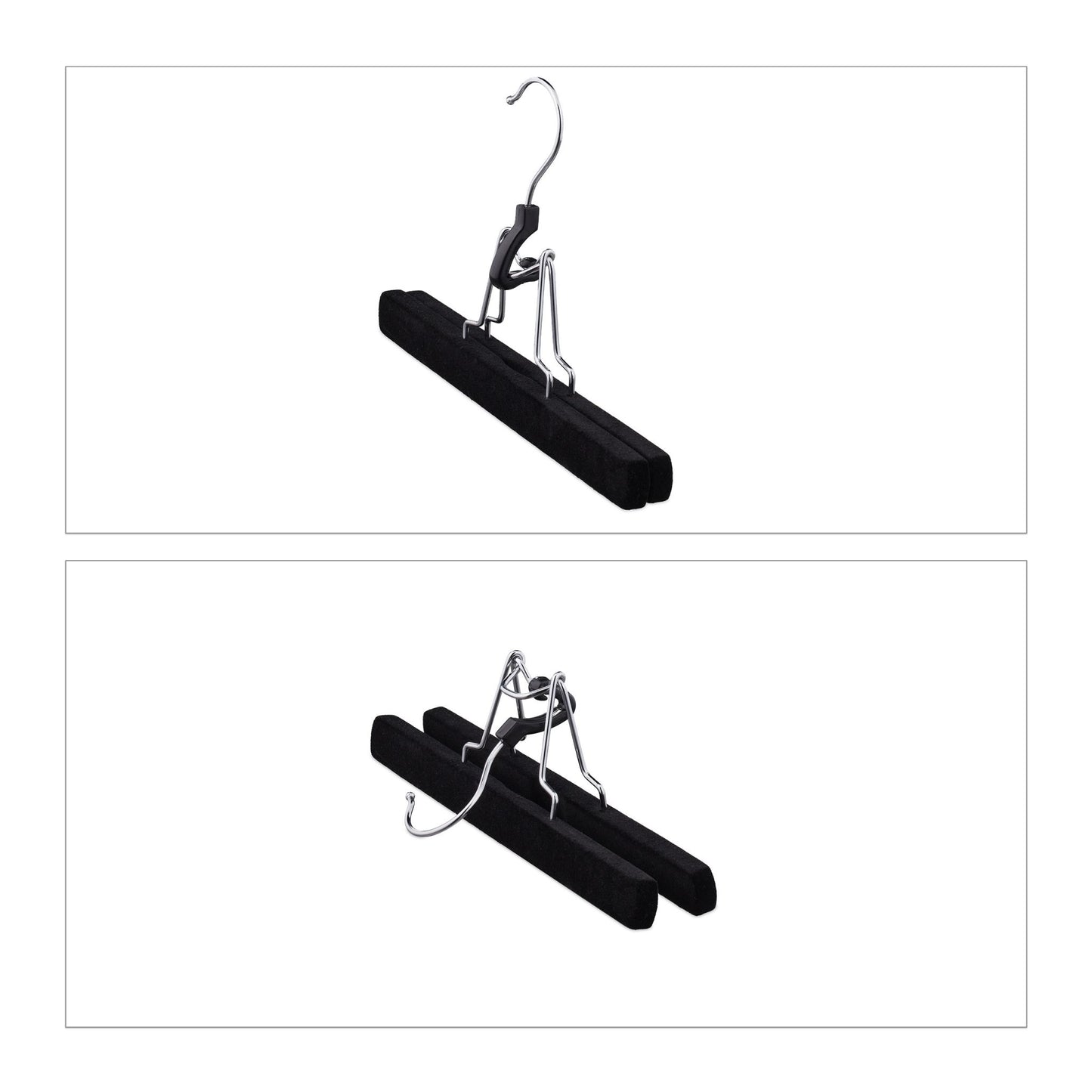Velvet Trouser Hanger Set of 5