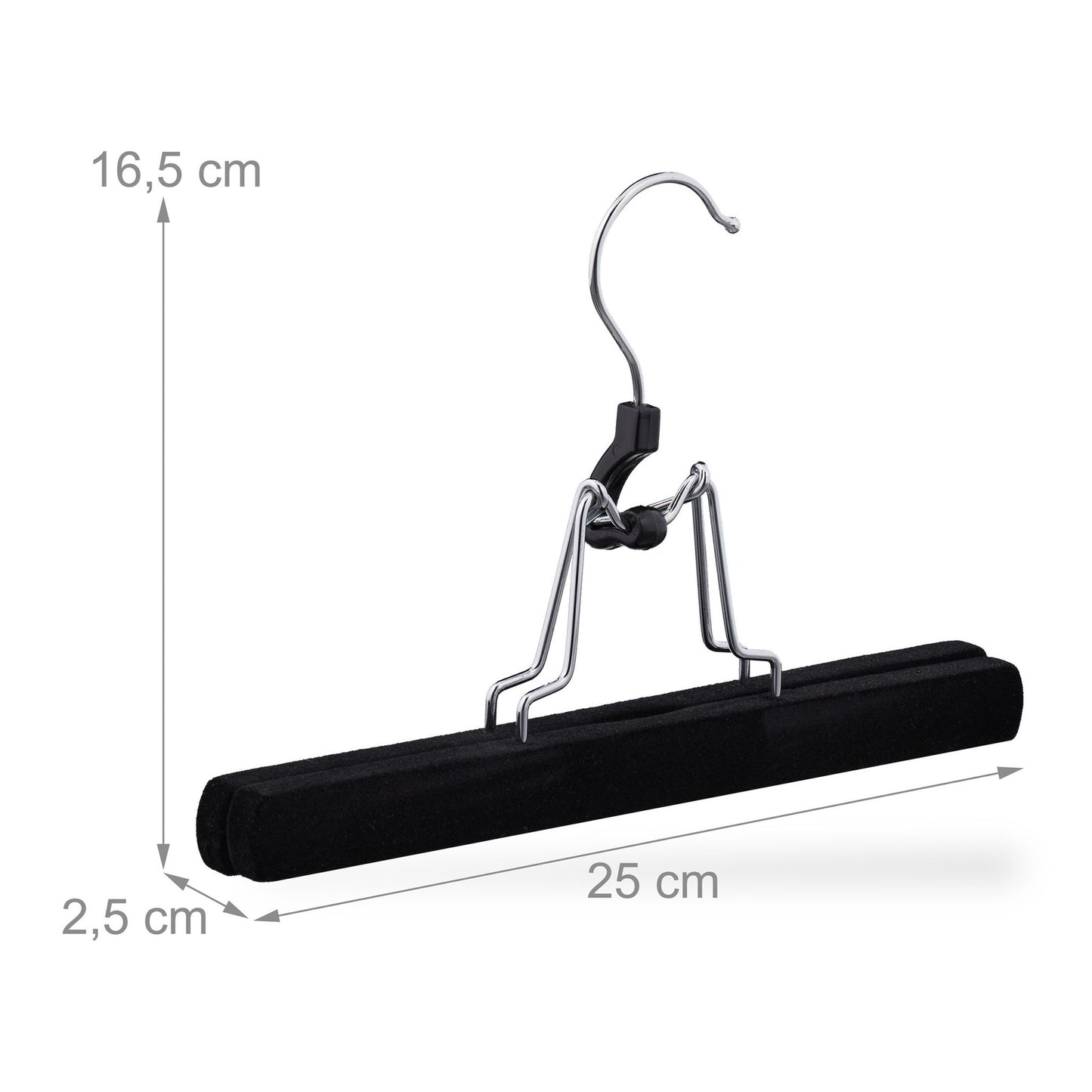 Velvet Trouser Hanger Set of 5