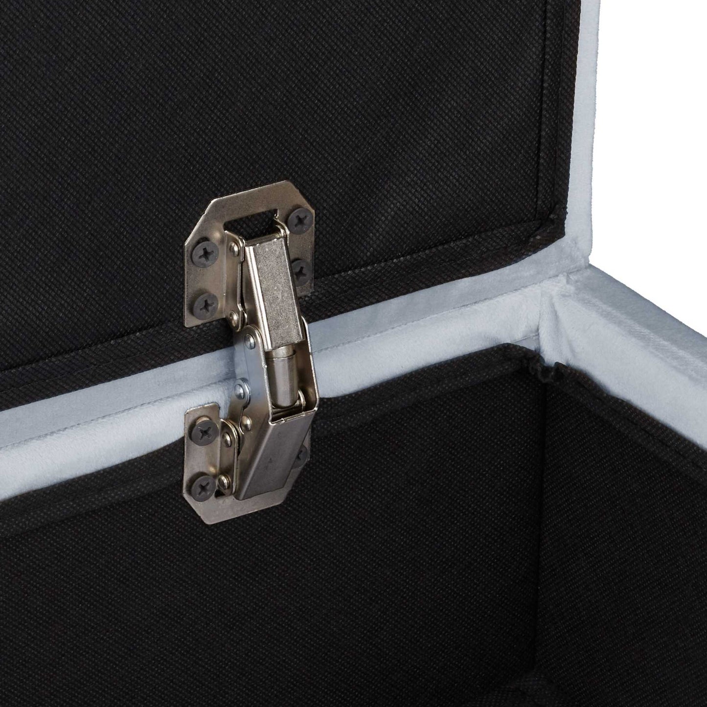 Velvet stool with storage