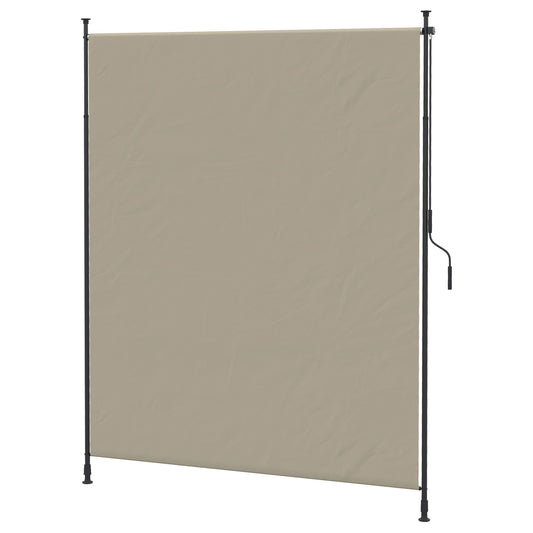 Retractable vertical awning, 200x292 cm, sand colour