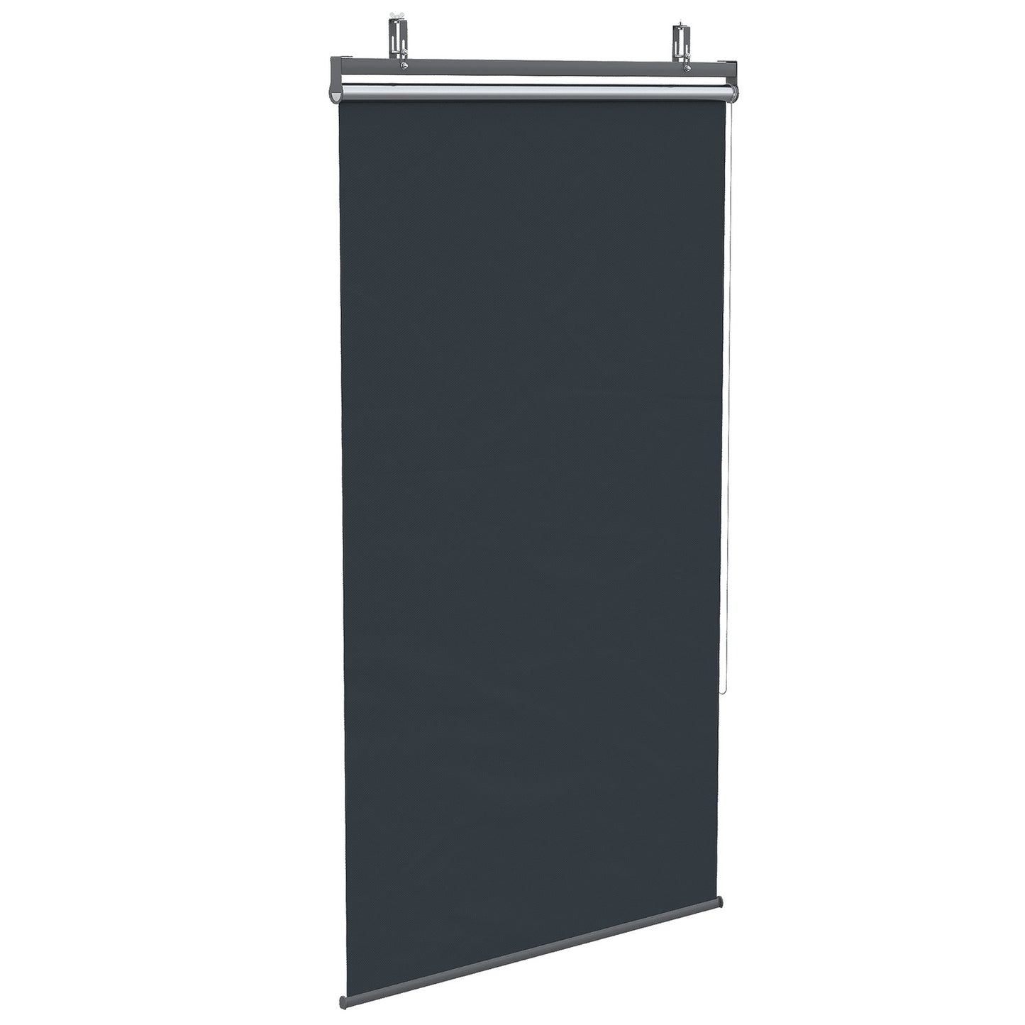 Balcony Privacy screen Sunproof polyester curtain, dark grey