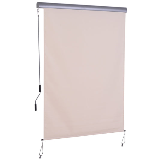Vertical Awning, Wind & Privacy Screen, 140x250cm Cream