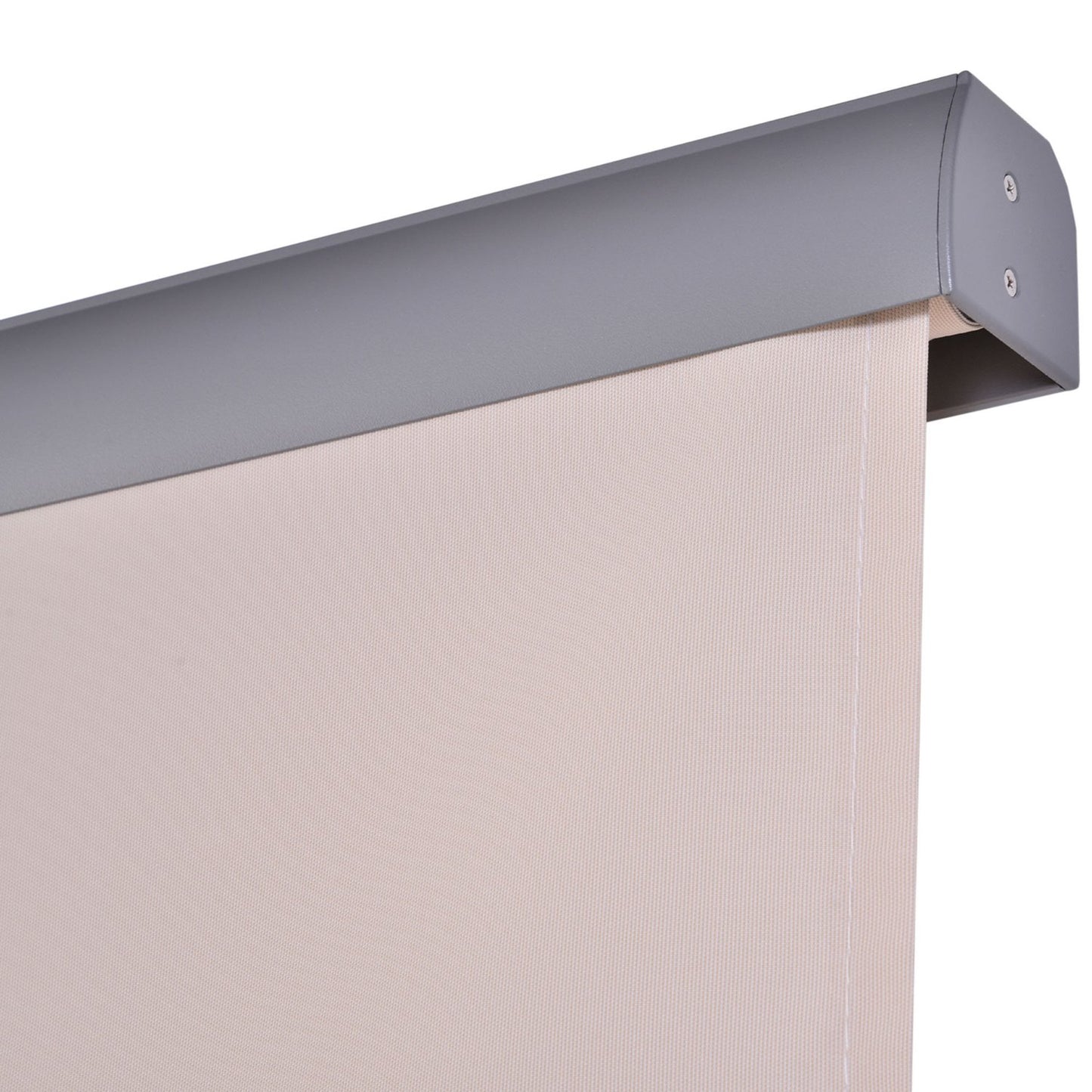 Vertical Awning, Wind & Privacy Screen, 140x250cm Cream