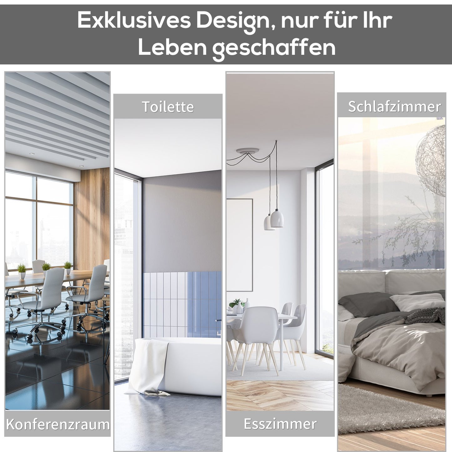 Balcony Awning Wind & Privacy Screen, Grey, 160x250cm