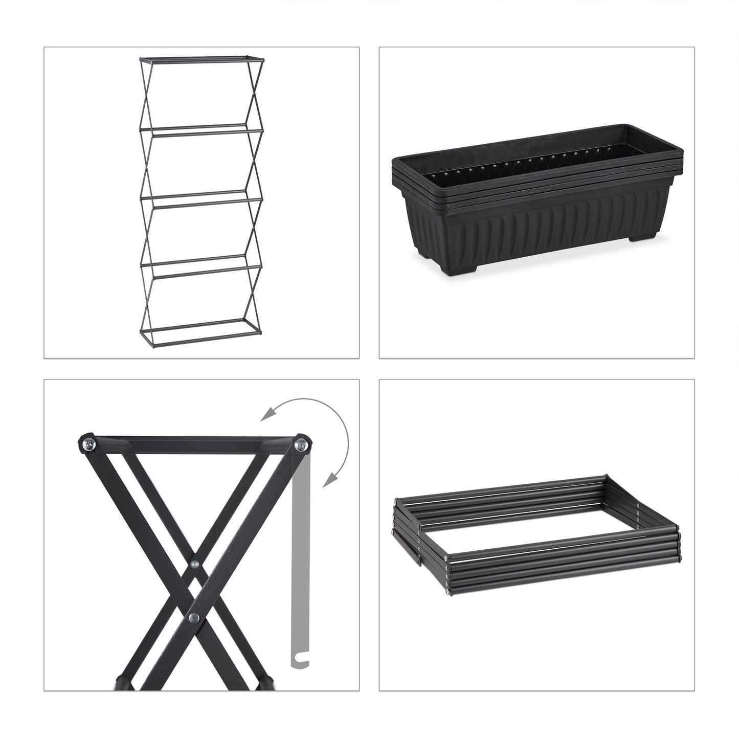Vertical bed with 4 levels