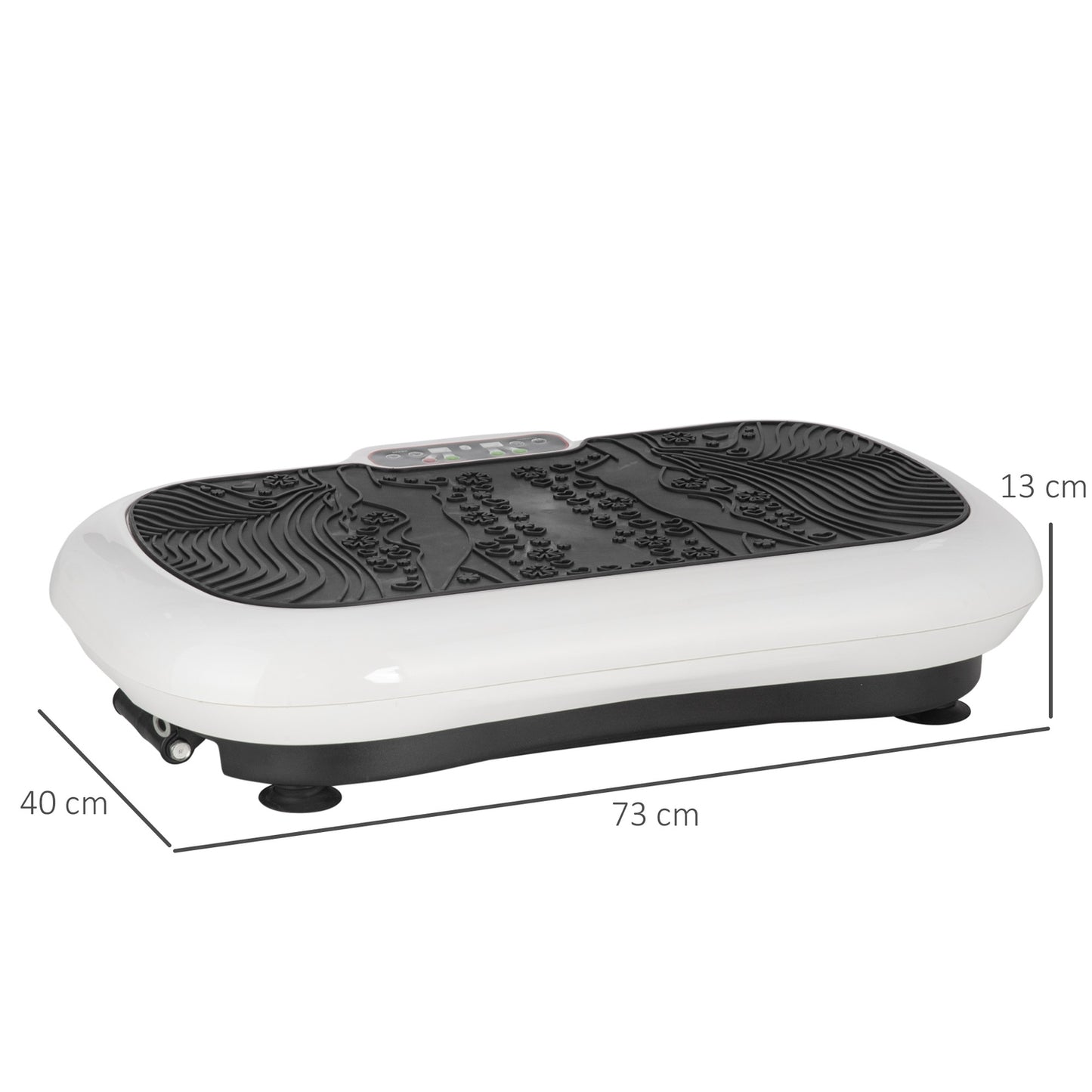 Vibration plate with band - 200W, 99 levels, up to 120 kg
