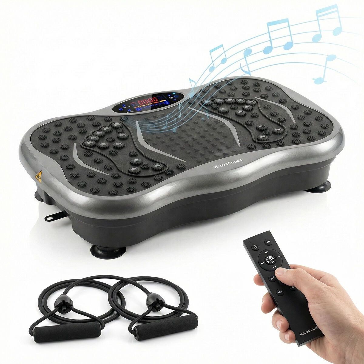 Vibration Platform with Bluetooth, Bands & Remote