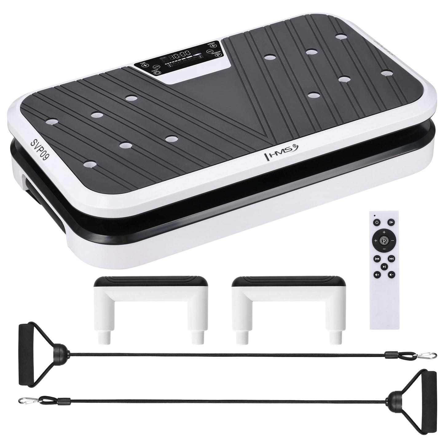 Vibration Platform with Push-Up Bars, Bluetooth, 5 Programs