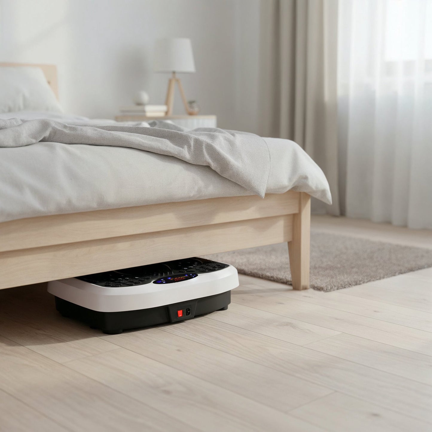Vibration Platform with Resistance Bands, Bluetooth, 5 Programs