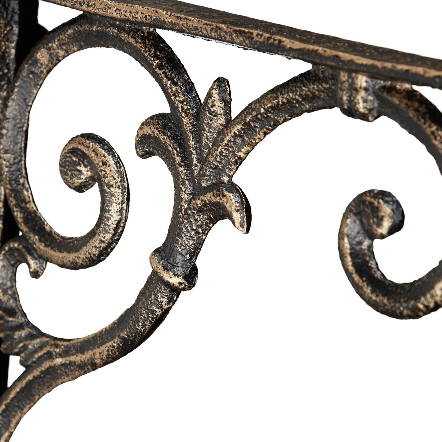 Vintage Cast Iron Shelf Brackets, Set of 4, 90 Angle