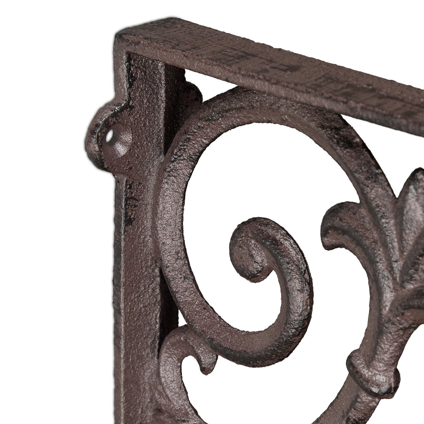 Vintage Cast Iron Shelf Brackets, Set of 4