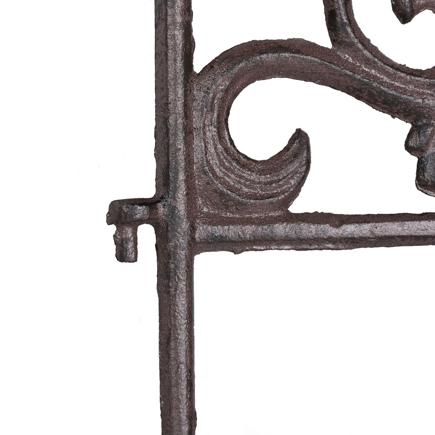 Vintage Garden Bed Fence, 10 Cast Iron Panels