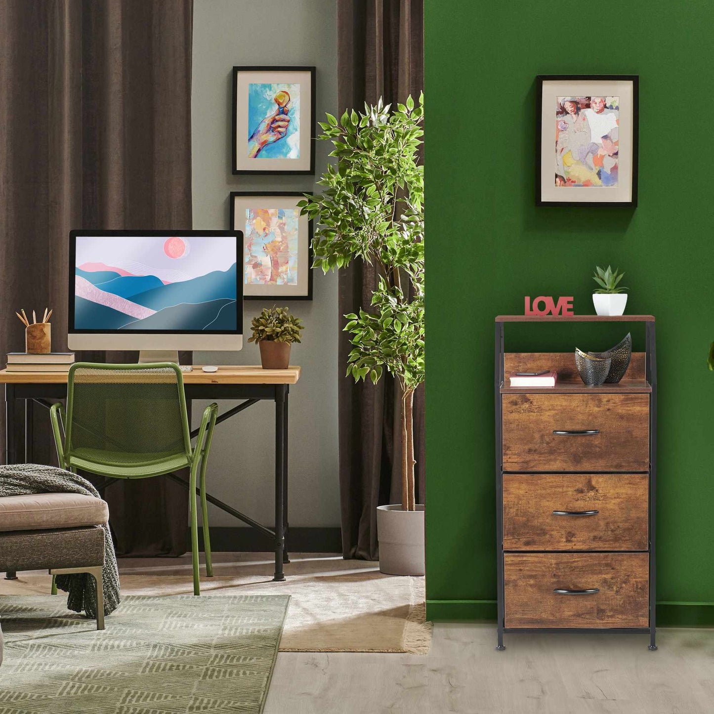 Vintage Shelf in Industrial Style Design