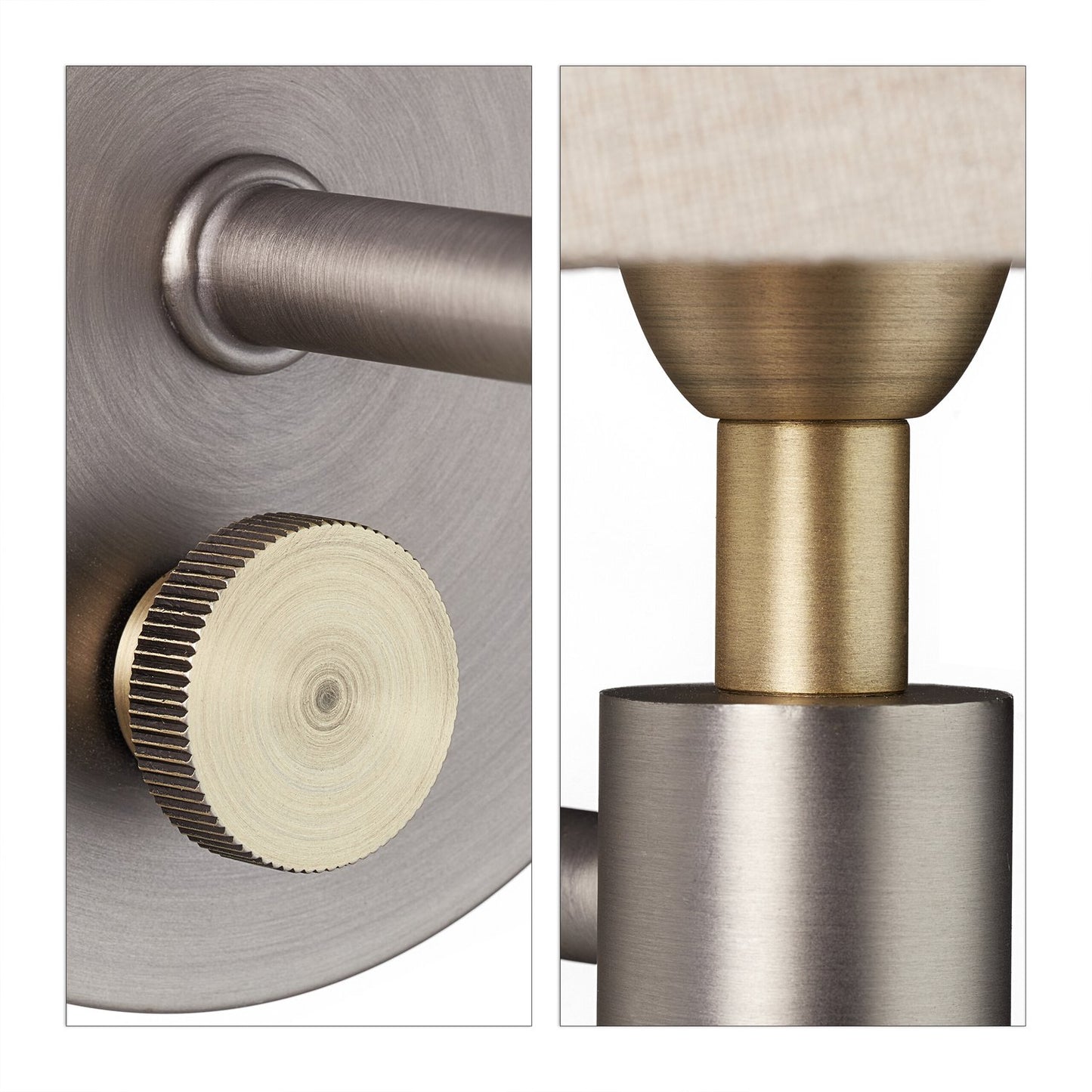 Vintage Wall Lamps, 2-Pack, Dimmable, Adjustable Brightness