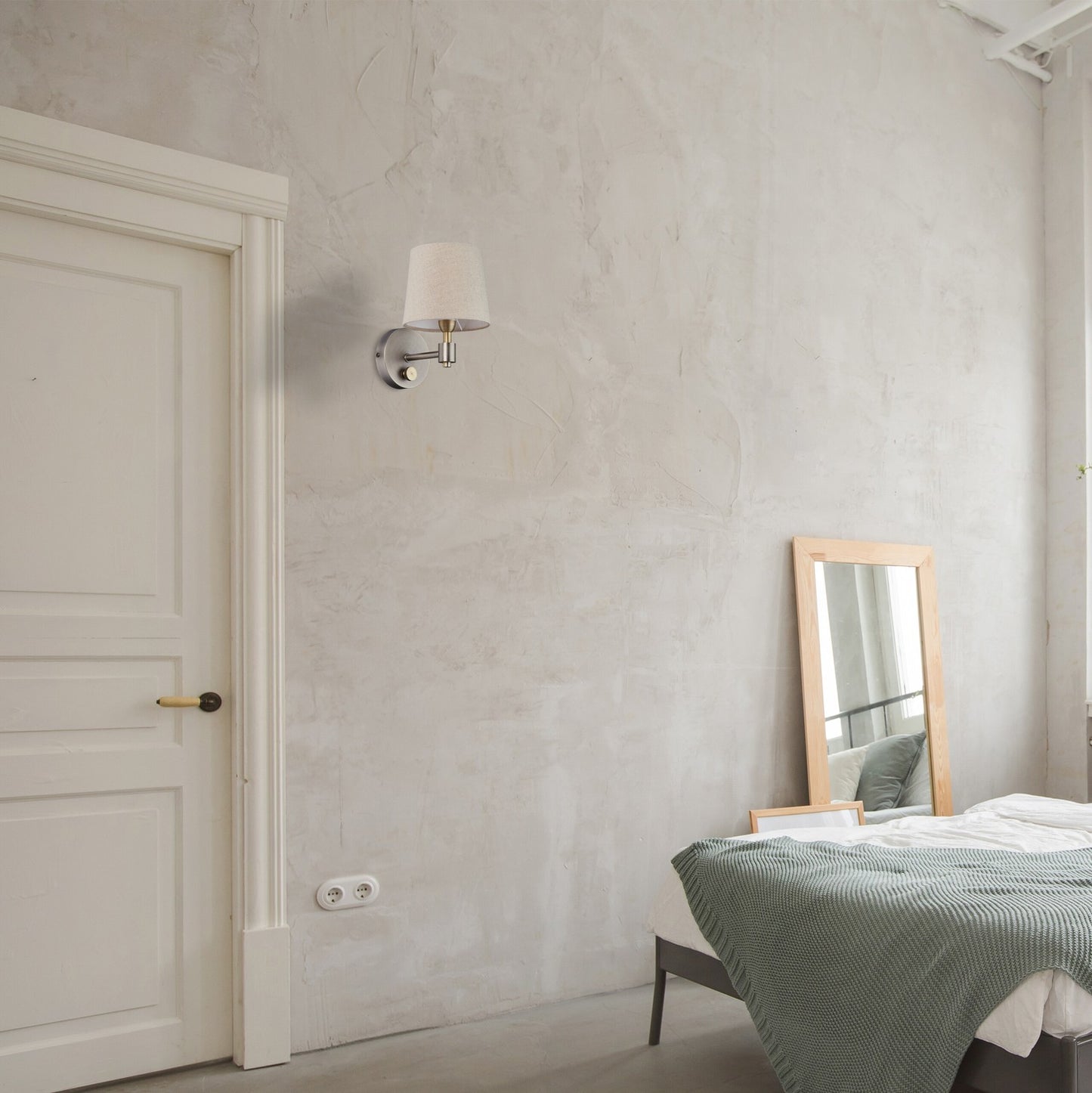 Vintage Wall Lamps, 2-Pack, Dimmable, Adjustable Brightness