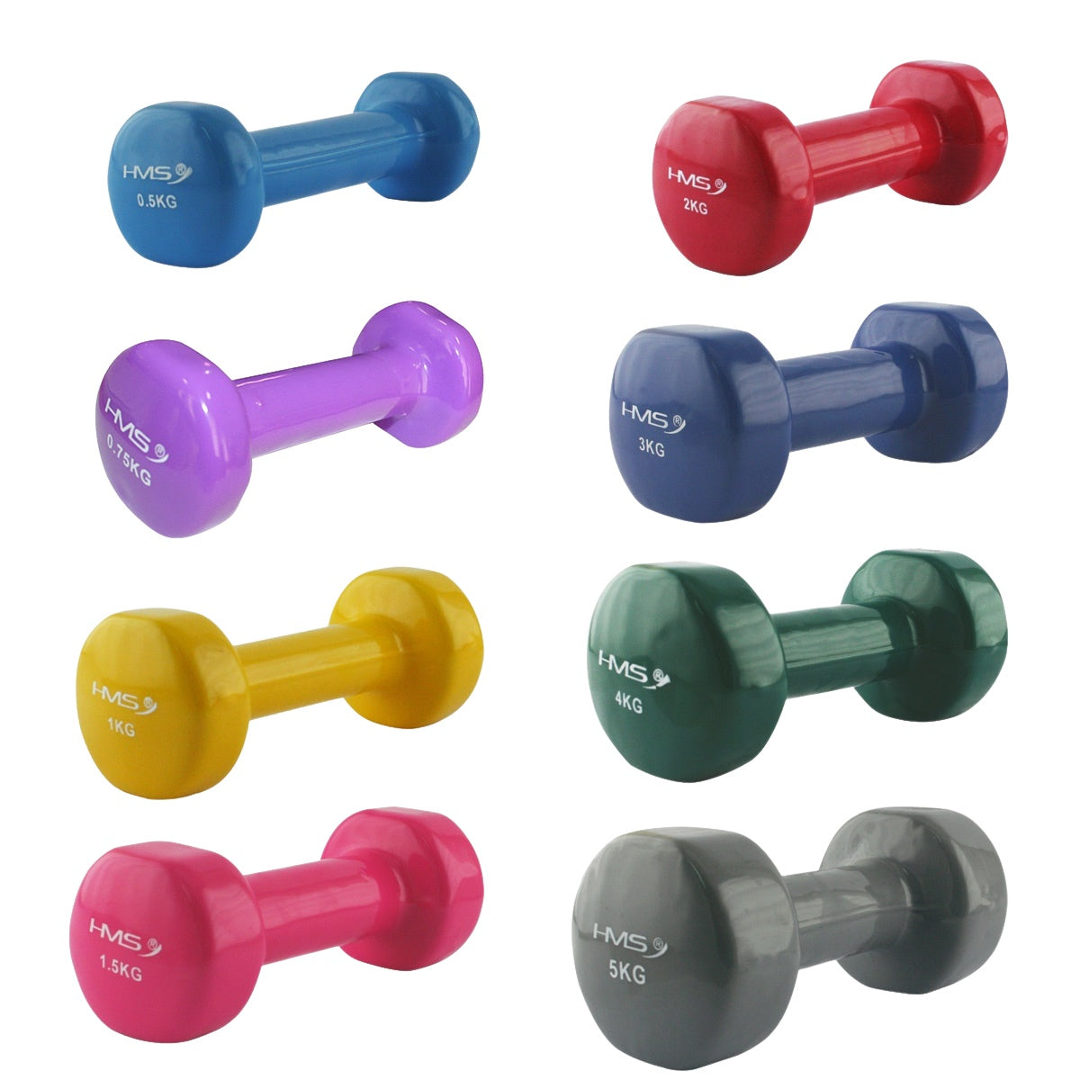 Vinyl Dipping Dumbbell 1kg – Non-Slip Grip