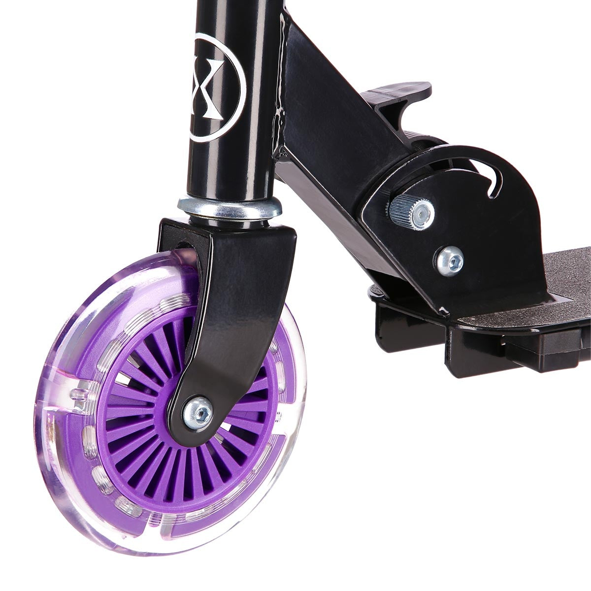 Violet Folding Scooter, Adjustable Height, Lightweight