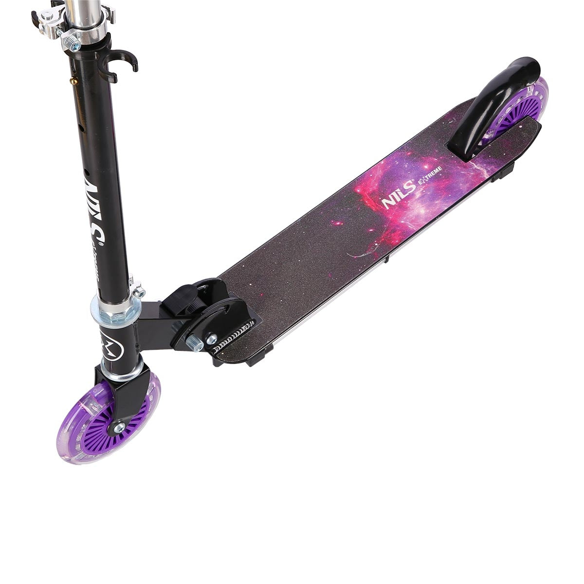 Violet Folding Scooter, Adjustable Height, Lightweight