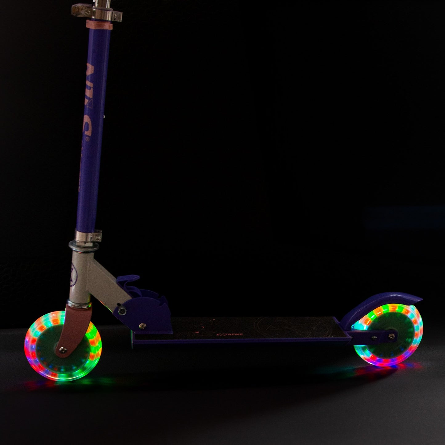 Violet Kick Scooter, 120mm Wheels, Adjustable Height