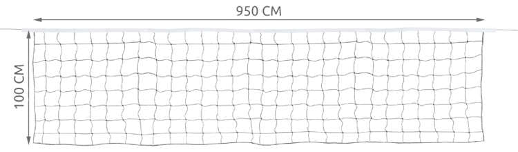 Volleyball net + bag
