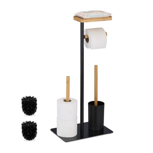 WC chair in bamboo and iron