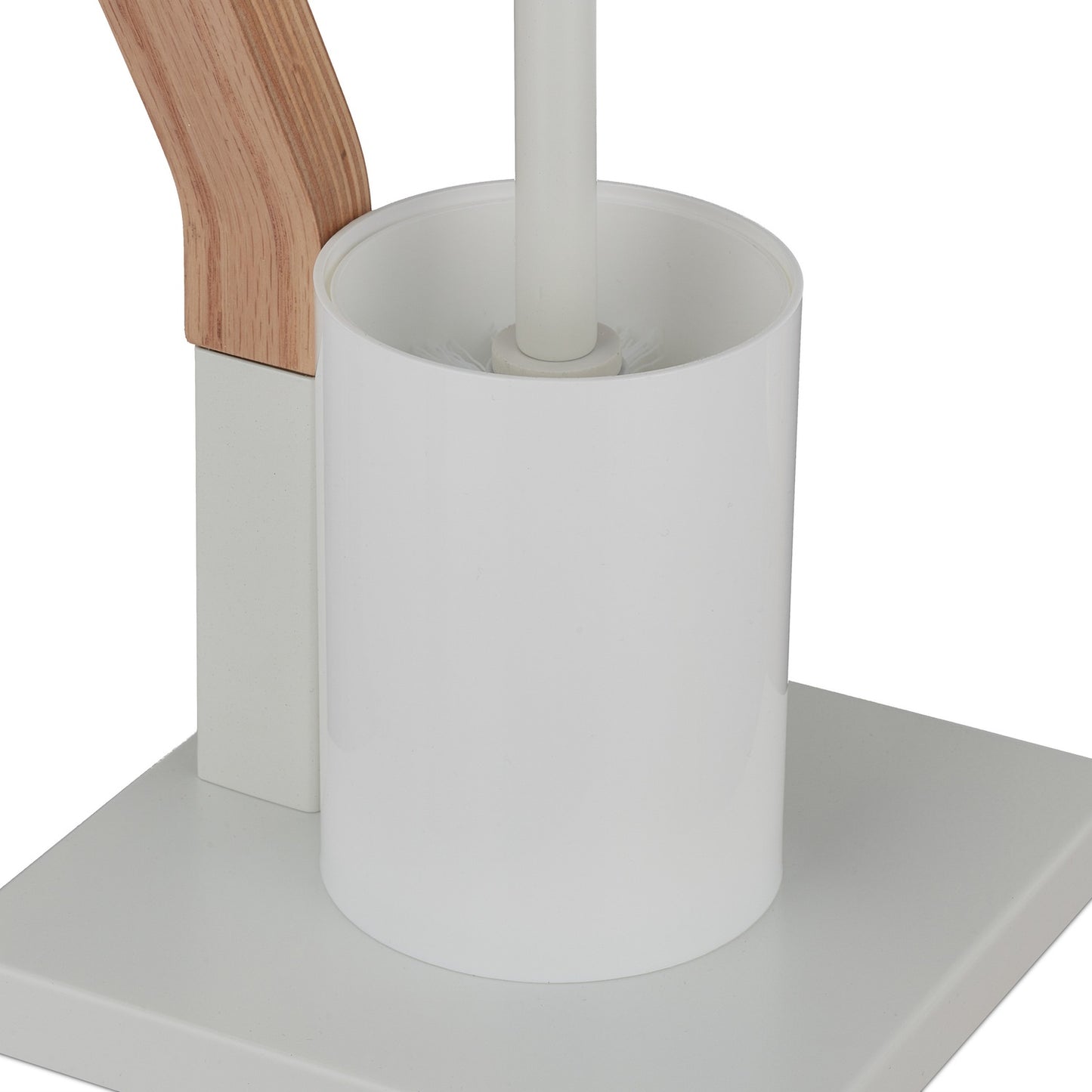 WC chair steel & wood look