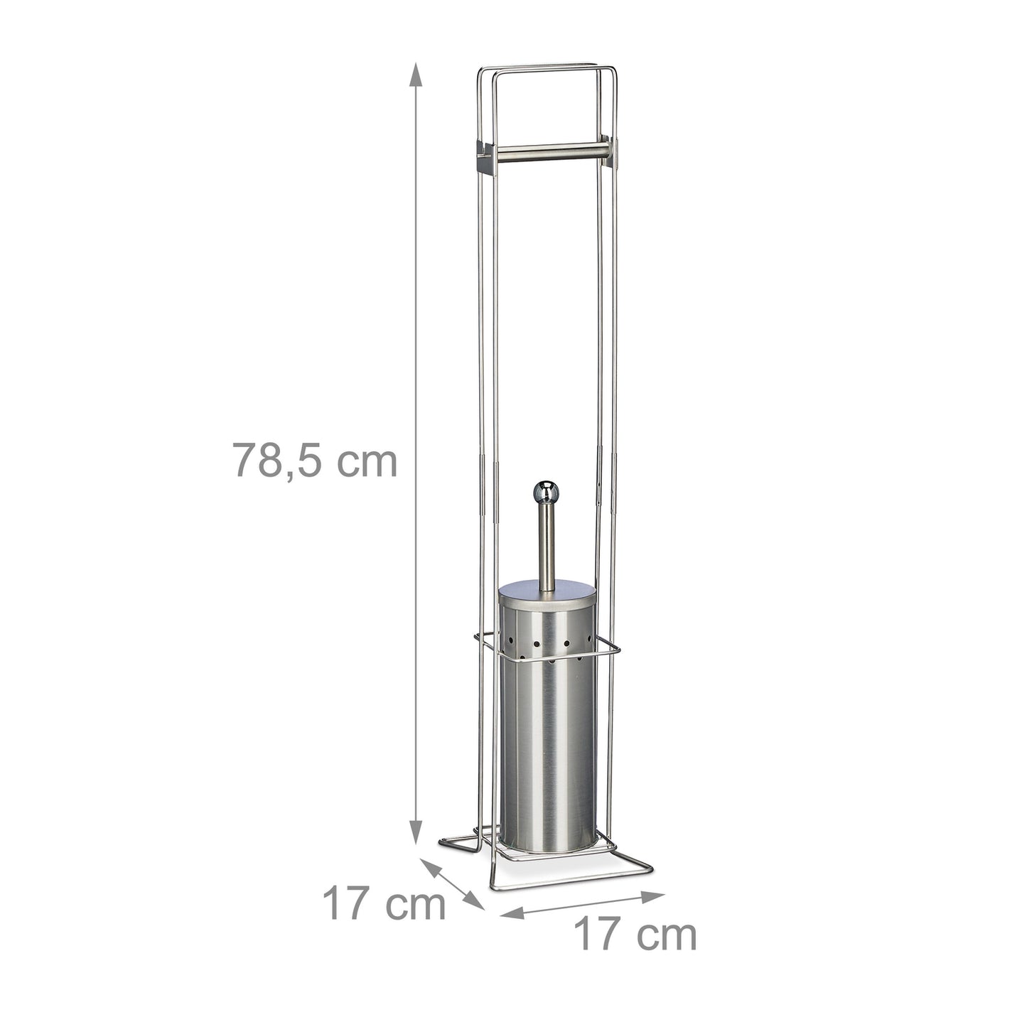 WC stand in stainless steel