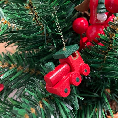 WOODEN PENDANTS / CHRISTMAS BALLS 30 pcs
