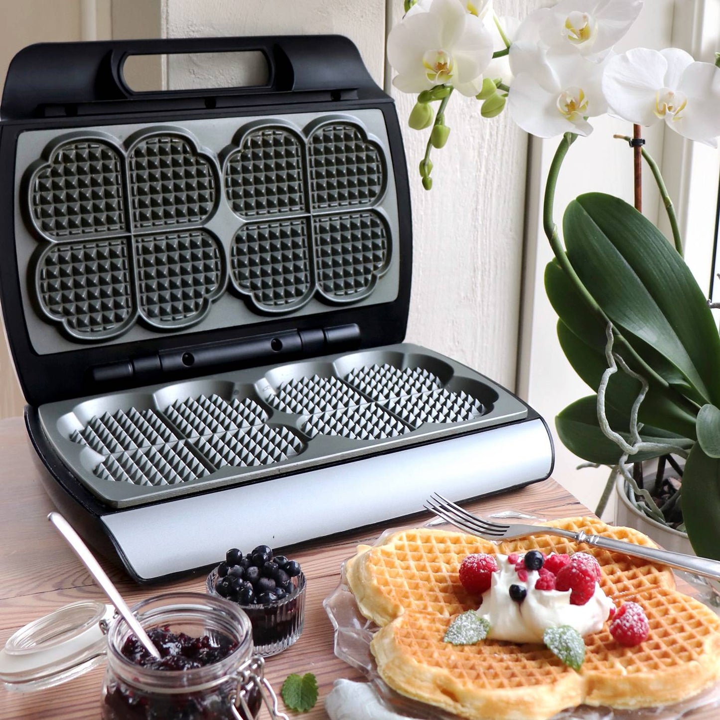 Waffle iron Double Elegance 910