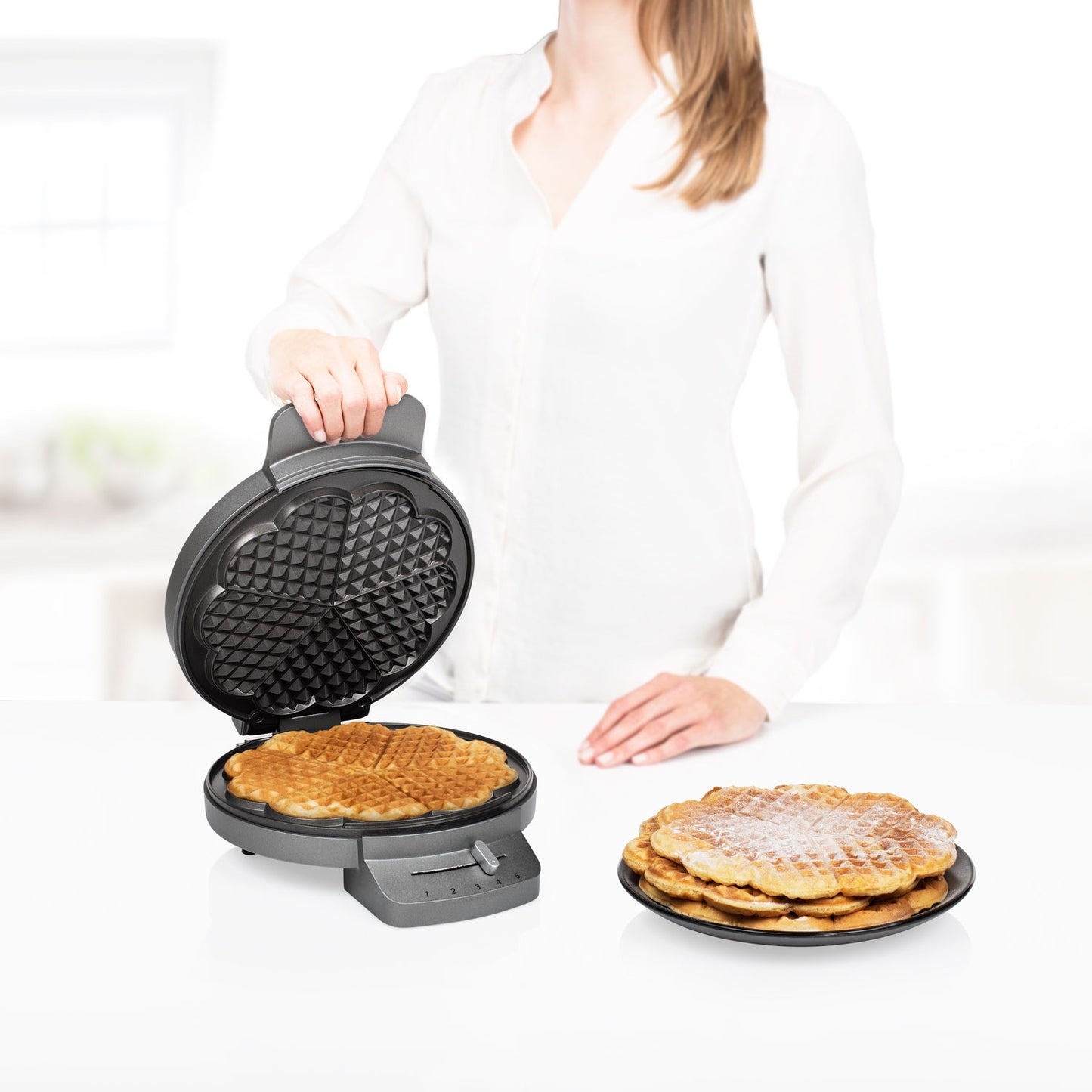 Waffle iron simple 132380 1200Watt