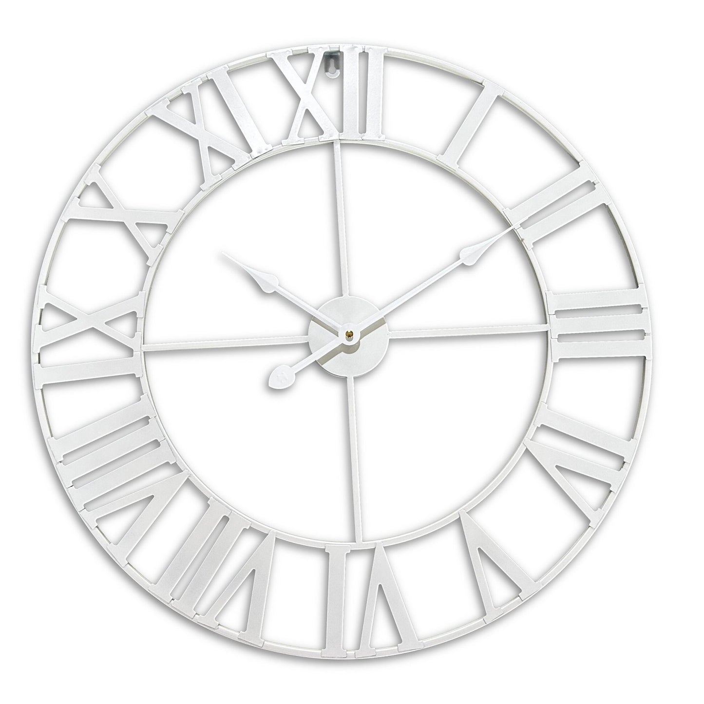Wall Clock, Roman Numerals, 60 cm Diameter
