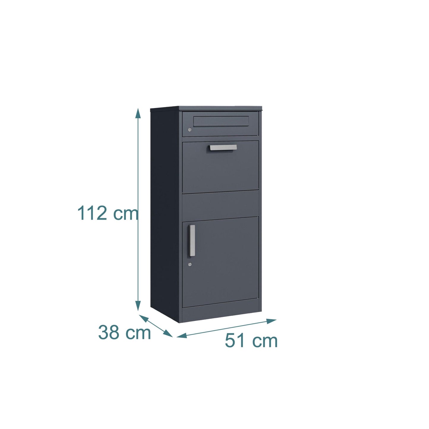 Wall & Floor Mounted Weatherproof Letterbox