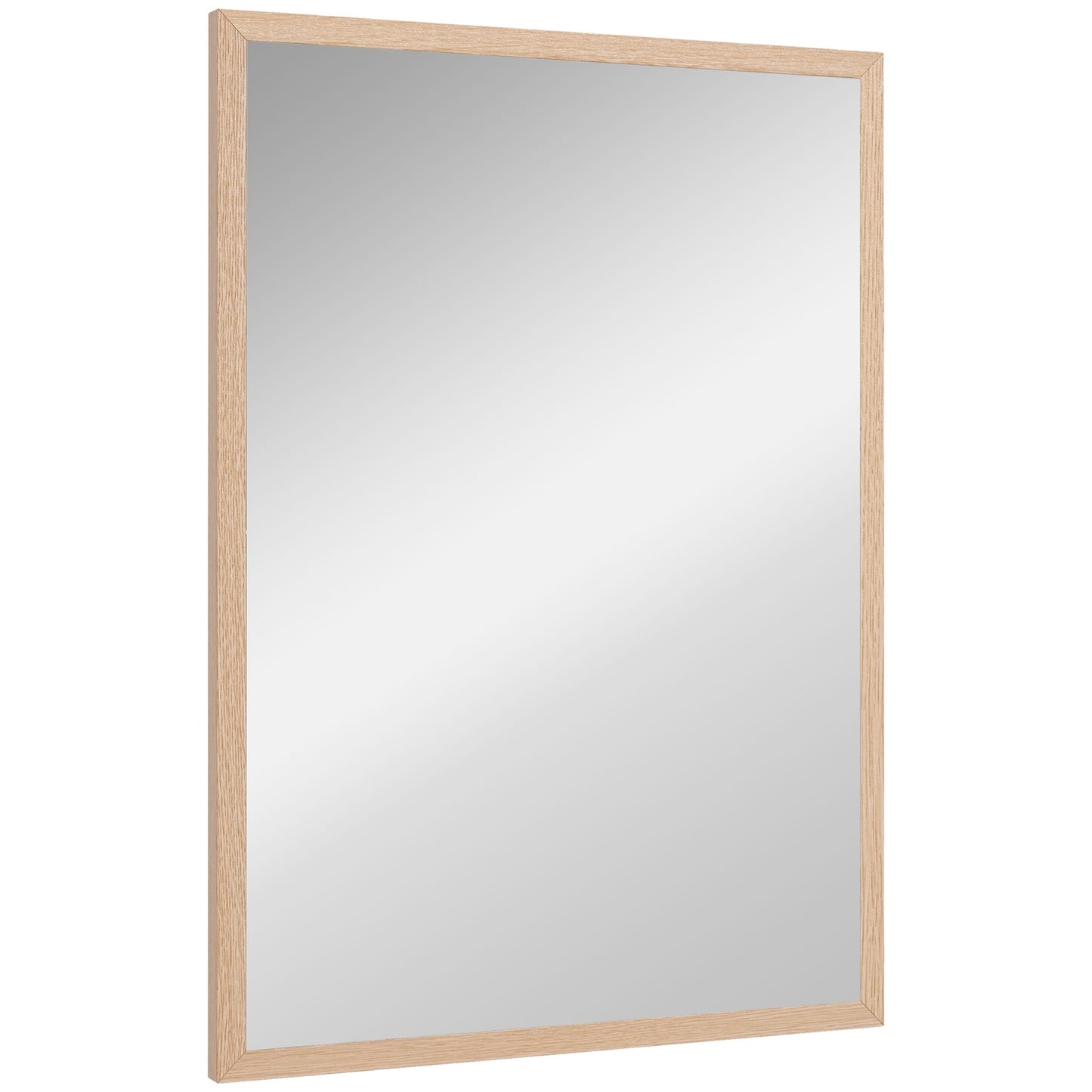 Decorative wall mirror with hooks, 50x70cm for the home