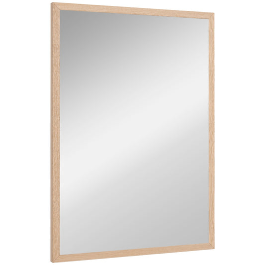 Decorative wall mirror with hooks, 50x70cm for the home