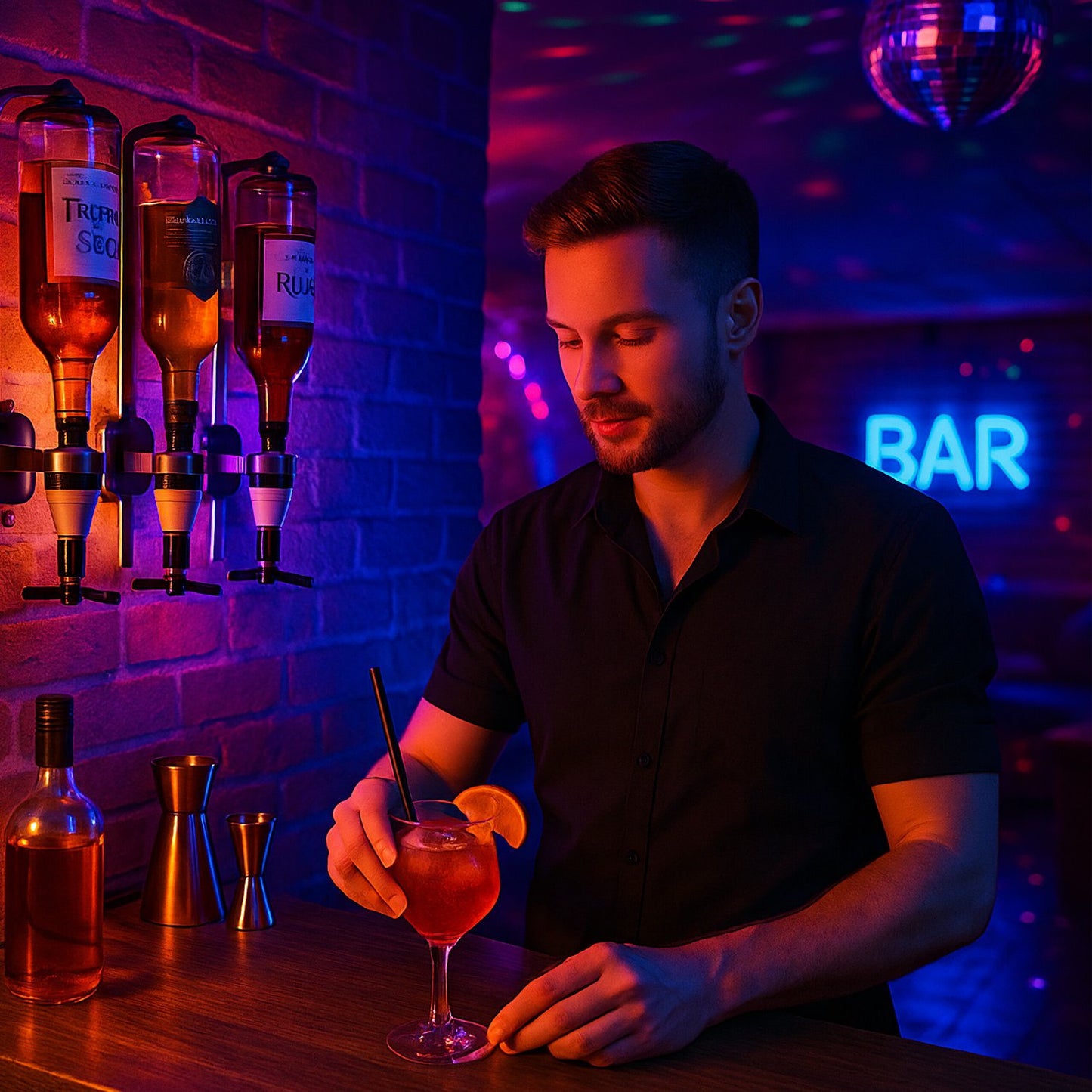 Wall-Mount Bar Butler
