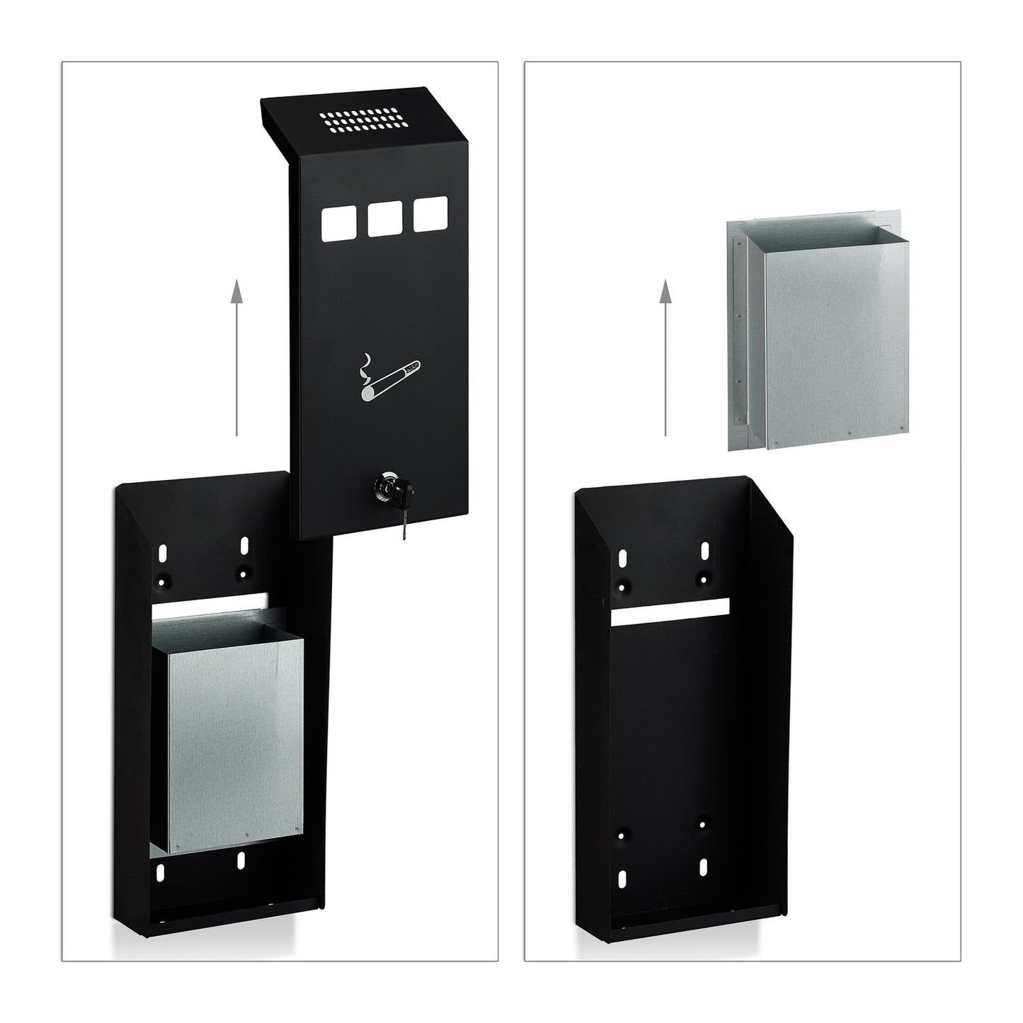 Wall-Mounted Ashtray