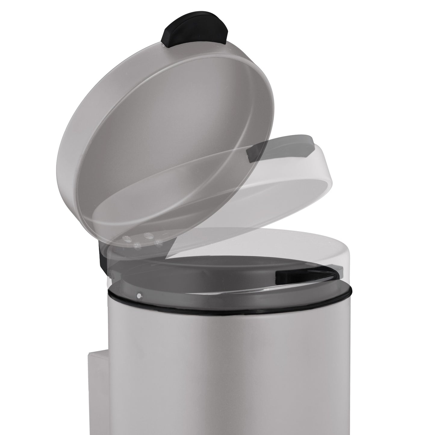 Wall Mounted Bathroom Bin, 3L, Auto-Close Lid