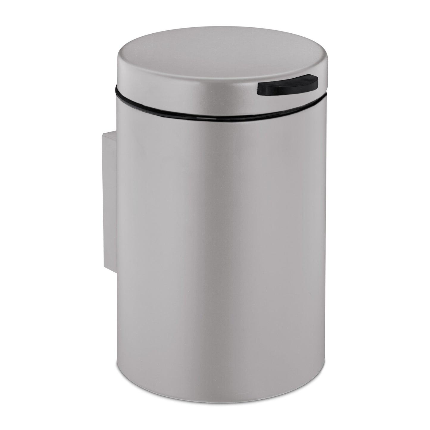Wall Mounted Bathroom Bin, 3L, Auto-Close Lid